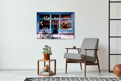 Toile imprimée vitrine boutique L.80 x H.60cm Dada Art