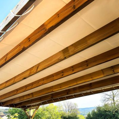 Filet Ombrage Serre Toile d'ombrage 3x4 Voile d Ombrage 4x5 Toile De Pergola Ventilation Bâche D'ombrage Respirant Filet Solaire Pergola Jardin Plantes, beige-3x5m