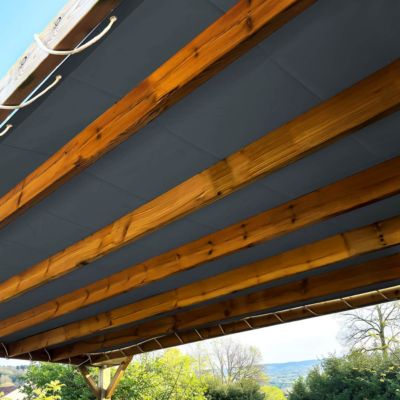 Protection Solaire pour Trampoline - Toile Anti-Déchirure Temps Haute Occultation - Protection Solaire Supérieure pour Dessus De Trampoline,pour Jardin Balcon Pelouse Véranda Terrasse Extérieur