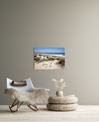 Toile plage dunes 60 x 80 cm