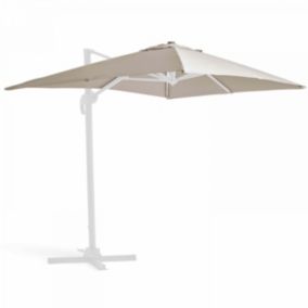 Toile pour parasol déporté 2x3m écru  Oviala