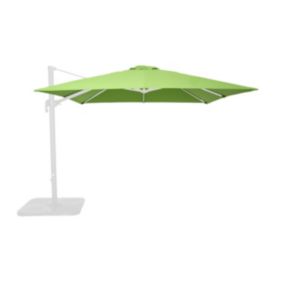 Toile pour parasol déporté 3x3m vert- Malaga, Brescia et Palma  Oviala