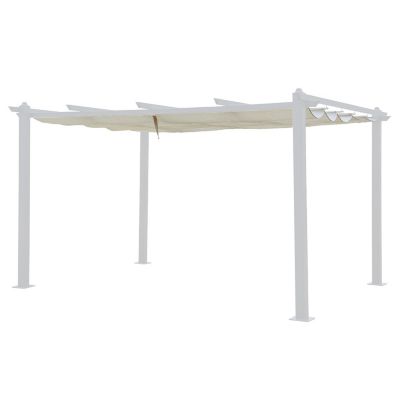 Toile pour pergola autoportante 3 x 4m CASSIS beige - Happy Garden