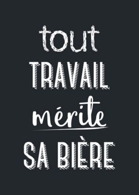 Toile Wording Merite 60 X 90 Cm Castorama