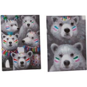 Toiles ours apaches 50x70 cm (Lot de 2)