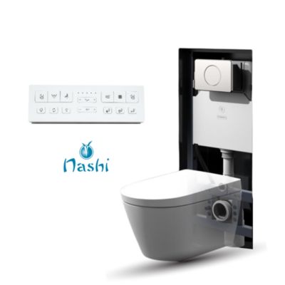 Toilette japonaise Nashi EOS suspendue, WC lavant automatique, gamme supérieure