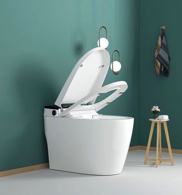 Toilettes intelligentes (sans réservoir) KLEENMAC Olivia KEB2018TRW (toilettes japonaises) sortie horizontale 180 mm Noir