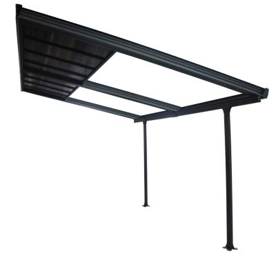 Toit terrasse adossé manuel aluminium Habrita TT3040CL 4 x 3,01 m