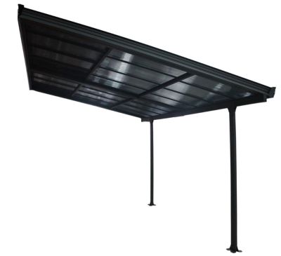 Toit terrasse adossé manuel aluminium Habrita TT3040CL 4 x 3,01 m