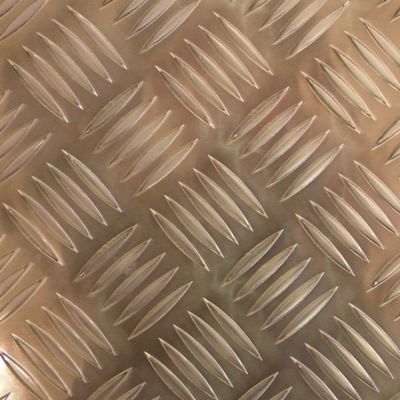Tôle aluminium brut damier 100 x 50 cm