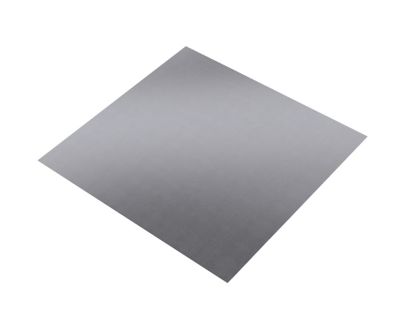 Tôle aluminium brut lisse Ep. 0,5 mm, 50 x 25 cm