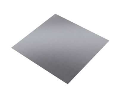 Tôle aluminium brut lisse Ep. 1 mm, 50 x 25 cm