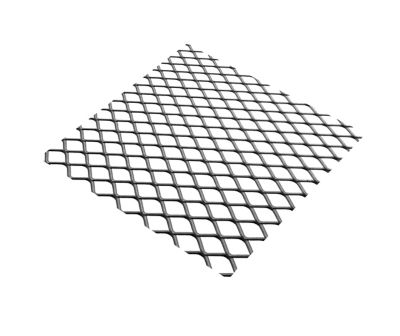 Tôle métal déployé acier brut Maille 10 x 5,5 mm, 100 x 50 cm