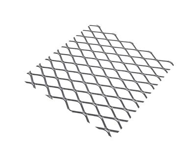 Tôle métal déployé acier brut Mailles 16 mm, 50 x 25 cm