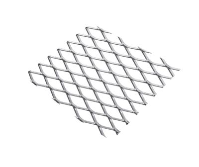 Tôle métal déployé aluminium brut Mailles 16 mm, 50 x 25 cm