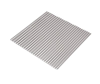Tôle perforée carré acier brut Perforation 5,5 x 5,5 mm, 100 x 50 cm