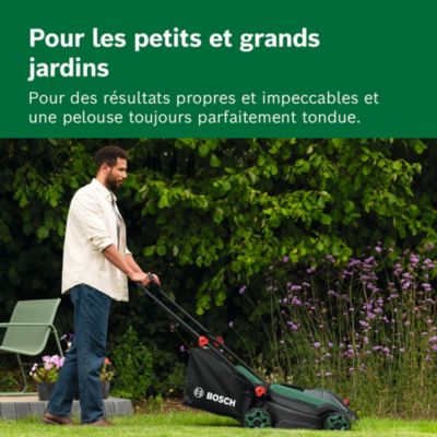 Tondeuse à gazon électrique sans fil avec batterie Bosch Rotak 18V2-38 75mm
