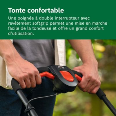 Tondeuse à gazon électrique sans fil avec batterie Bosch Rotak 18V2-38 75mm