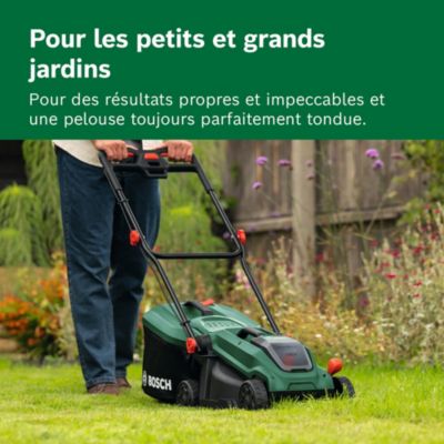Tondeuse à gazon électrique sans fil sur batterie Bosch Rotak 18V-32 65mm 1x4Ah