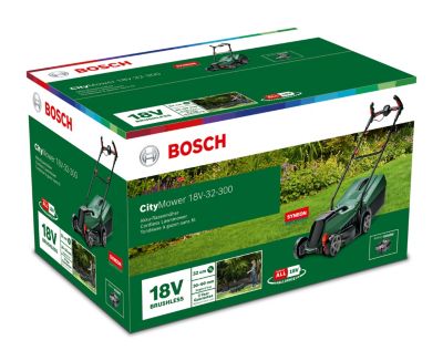 Tondeuse à gazon sans fil sur batterie 18V-32 Bosch CityMower (vendue sans batterie)