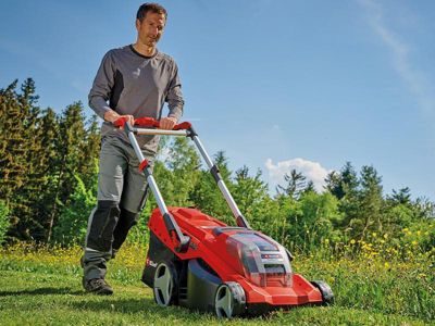 Tondeuse à gazon sans fil sur batterie 38 mm Einhell GP-CM 36/450 - 2x4,0Ah