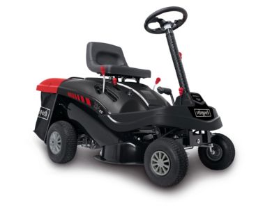 Tondeuse autoportée MR224-61 Scheppach thermique -moteur 4T 224 cm3 - largeur de coupe 61 cm - 35-75 mm - bac 150L