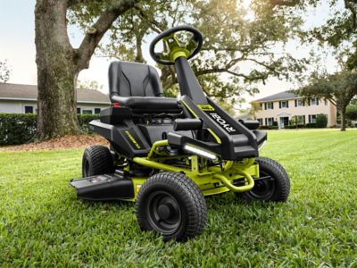 Tondeuse autoportée à éjection latérale Ryobi 48V 76cm