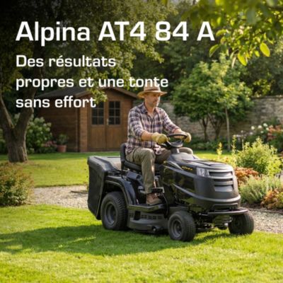 Tondeuse autoportée thermique 84 cm 3000m² Alpina AT484 Stiga
