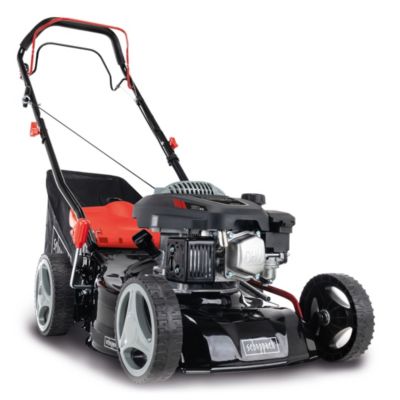 Tondeuse autotractée thermique MS150-42 Scheppach - largeur de coupe 42 cm - 3,7 CV - 45L - hauteur 7 niveaux - huile incluse