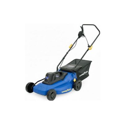 Tondeuse electrique 1800W Coupe Diam 40 cm Hauteur de coupe réglable de 25-75 mm Bac 35L GOODYEAR