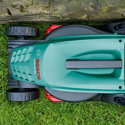 Tondeuse filaire 1200 W - largeur de coupe 32 cm - hauteur de coupe 20 à 60 mm - bac 31 L - Bosch Rotak 320 ER