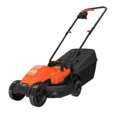 Tondeuse filaire 1200 W - largeur de coupe 32 cm - hauteur de coupe 23 à 63 mm - bac 35 L - Black+Decker BEMW451-QS