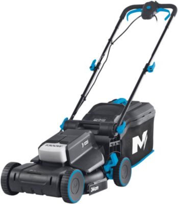 Tondeuse filaire 1300 W - largeur de coupe 34 cm - hauteur de coupe 20 à 70 mm - bac 35 L - Mac Allister MLM1334