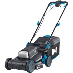 Tondeuse filaire 1300 W - largeur de coupe 34 cm - hauteur de coupe 20 à 70 mm - bac 35 L - Mac Allister MLM1334