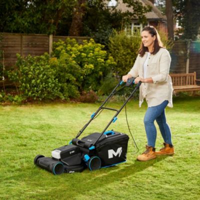 Tondeuse filaire 1700 W - largeur de coupe 37 cm - hauteur de coupe 20 à 70 mm - bac 45 L - Mac Allister MLM1737