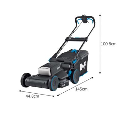 Tondeuse filaire 1800 W - largeur de coupe 41 cm - hauteur de coupe 20 à 70 mm - bac 50 L - Mac Allister MLM1841