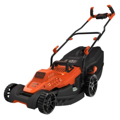 Tondeuse filaire 1800 W - largeur de coupe 42 cm - hauteur de coupe 20 à 70 mm - bac 50 L - Black+Decker BEMW481BH-QS