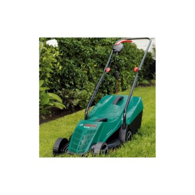 Tondeuse à gazon 1200W Larg. de coupe : 32 cm Guide Herbe Bac 31L ARM 32 Bosch