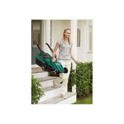 Tondeuse à gazon 1200W Larg. de coupe : 32 cm Guide Herbe Bac 31L ARM 32 Bosch