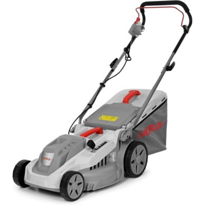 Tondeuse électrique 1600W 2en1 Tonte & Ramassage Pelouse Largeur de coupe 38cm, 5 Hauteurs de coupe, Tondeuse gazon Bac 42L IKRA