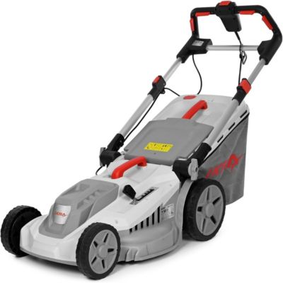 Tondeuse électrique 2000W Tonte & Ramassage Mulching Largeur de coupe 43cm, 5 Hauteurs de coupe, Tondeuse gazon Bac 50L IKRA