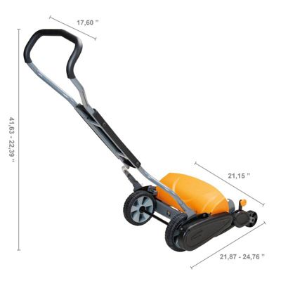Tondeuse manuelle - largeur de coupe 45 cm - hauteur de coupe 25 à 100 mm - Fiskars StaySharp™ Max