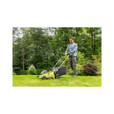 Tondeuse poussée RYOBI 36V - coupe 40cm - 1 batterie 5,0Ah - 1 chargeur - RLM36X41H50G