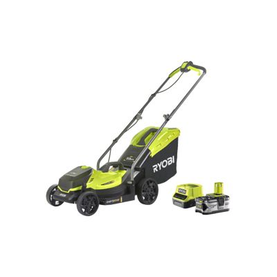 Tondeuse poussée RYOBI - RLM18X33B40 - 18V One+ - coupe 33cm - 1 batterie 4.0Ah - 1 chargeur