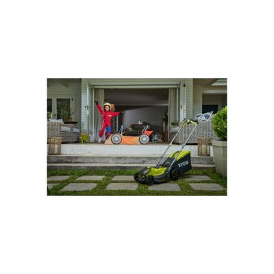 Tondeuse poussée RYOBI - RLM18X33B40 - 18V One+ - coupe 33cm - 1 batterie 4.0Ah - 1 chargeur
