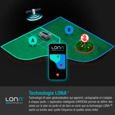 Tondeuse robot Gardena smart SILENO life 1000m²