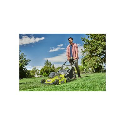 Tondeuse RYOBI 36V - coupe 40cm - 1 batterie 5,0Ah - 1 chargeur - RLM36X41H50PG