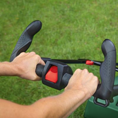 Tondeuse sans fil avec batterie 18 V - largeur de coupe 32 cm - hauteur de coupe 30 à 60 mm - bac 31 L - Bosch CityMower 18V-32-300