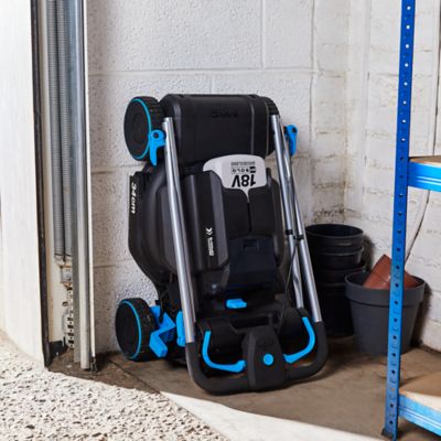 Tondeuse sans fil avec batterie 18 V - largeur de coupe 34 cm - hauteur de coupe 20 à 70 mm - bac 35 L - Mac Allister MLM1835-Li