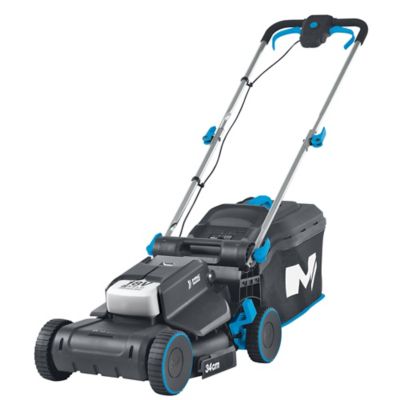 Tondeuse sans fil avec batterie 18 V - largeur de coupe 34 cm - hauteur de coupe 20 à 70 mm - bac 35 L - Mac Allister MLM1835-Li